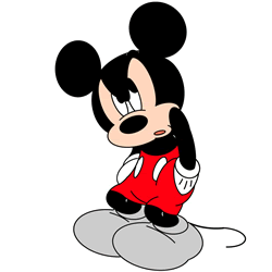 How to Draw Mickey Mouse Thinking Step by Step