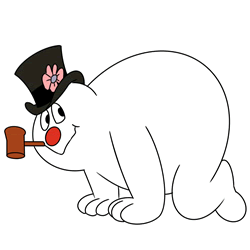 How to Draw Frosty from Frosty the Snowman Step by Step