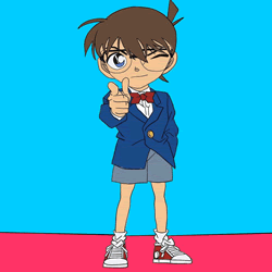 How to Draw Conan Edogawa Step by Step