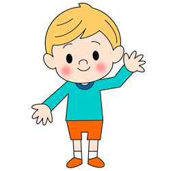 How to Draw a Boy Waving Hello Step by Step