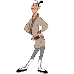 How to Draw an Ancient Chinese Man from Mulan Step by Step