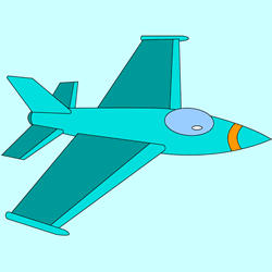 How to Draw a Jet Fighter Step by Step