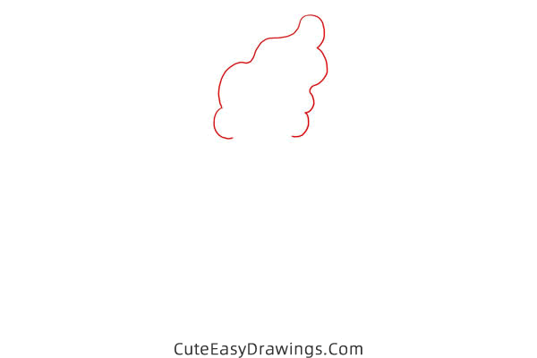 how to draw a mermaid easy - www.cuteeasydrawings.com
