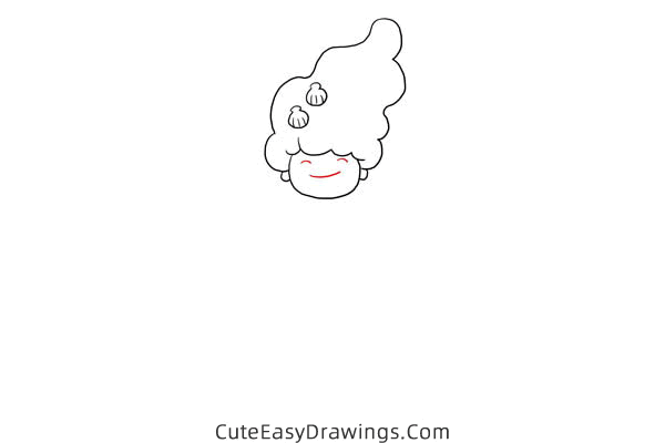 how to draw a mermaid easy - www.cuteeasydrawings.com