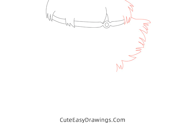 how to draw san face from princess mononoke - www.cuteeasydrawings.com