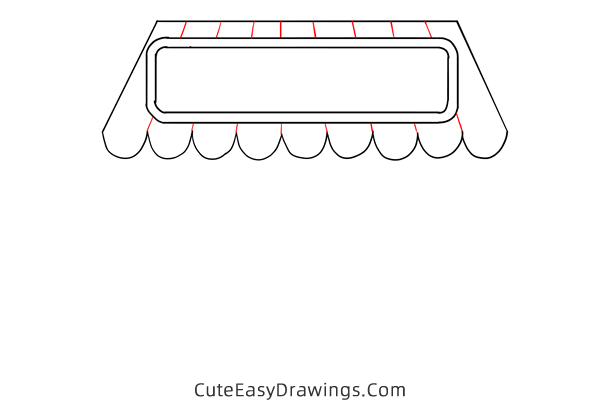 how to draw a cake shop - www.cuteeasydrawings.com