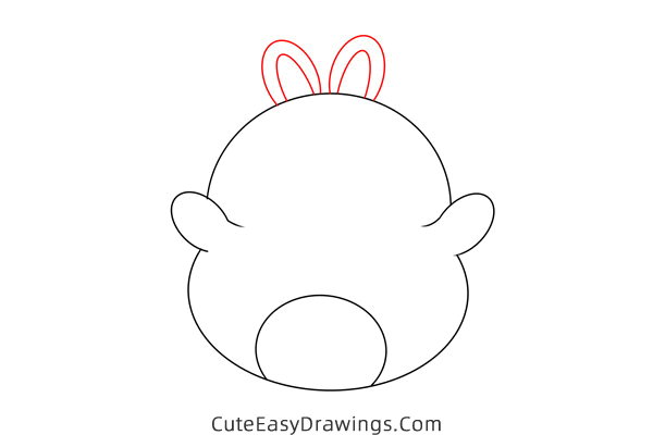 how to draw a cute bunny - www.cuteeasydrawings.com