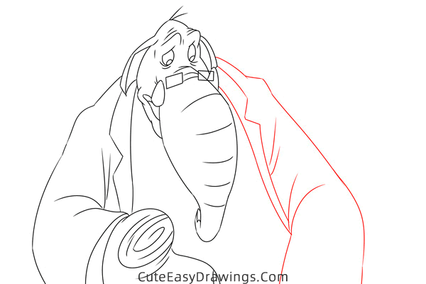 how to draw woolie mammoth from cats dont dance - www.cuteeasydrawings.com