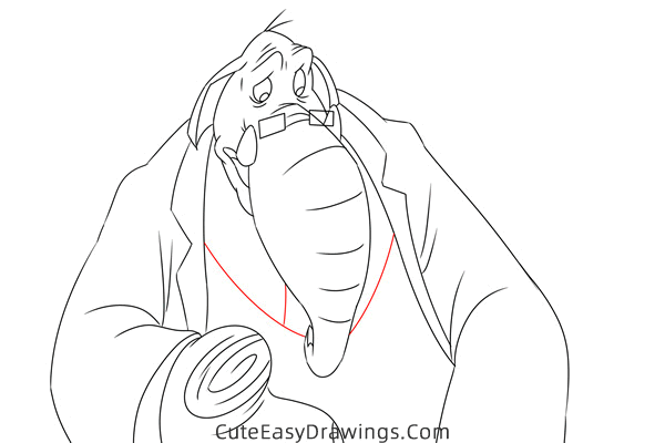 how to draw woolie mammoth from cats dont dance - www.cuteeasydrawings.com