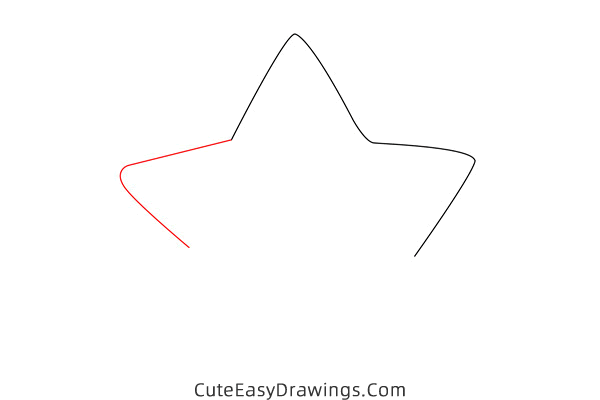 how to draw a star - www.cuteeasydrawings.com