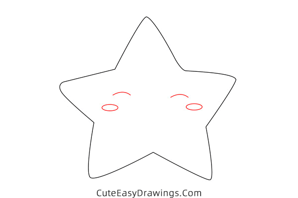 how to draw a star - www.cuteeasydrawings.com