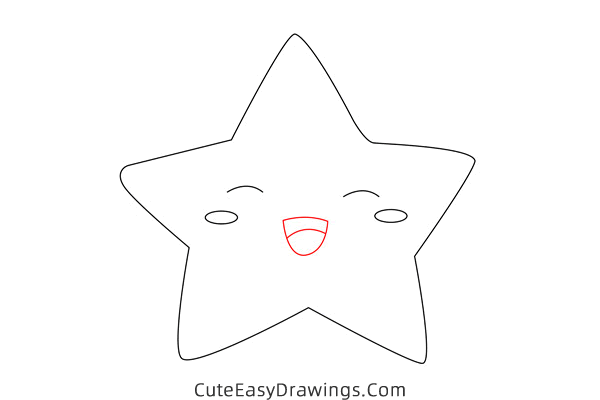 how to draw a star - www.cuteeasydrawings.com