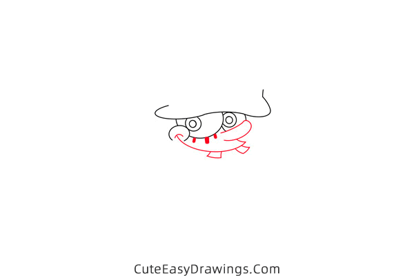 how to draw zombie spongebob - www.cuteeasydrawings.com