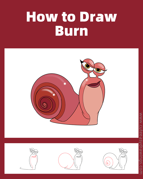 how to draw burn from turbo - www.cuteeasydrawings.com