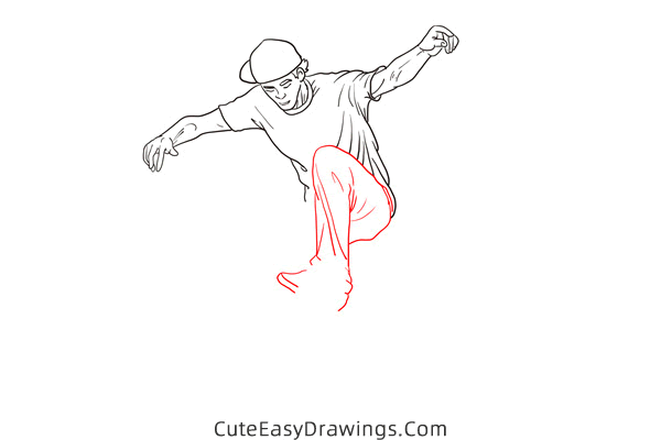 how to draw an awesome skateboarder - www.cuteeasydrawings.com