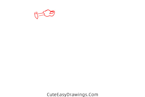 how to draw a blacksmith - www.cuteeasydrawings.com