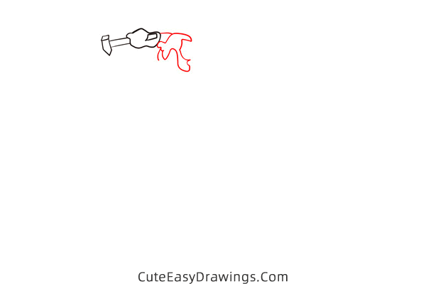how to draw a blacksmith - www.cuteeasydrawings.com