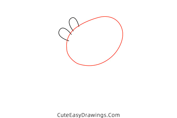 how to draw carol cow from peppa pig - www.cuteeasydrawings.com
