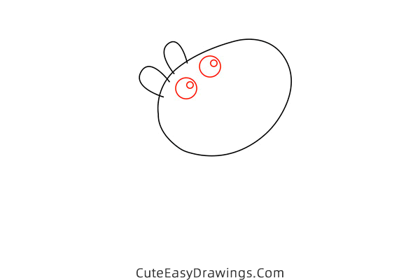 how to draw carol cow from peppa pig - www.cuteeasydrawings.com