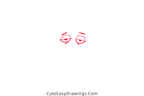 how to draw lurch from the addams family - www.cuteeasydrawings.com
