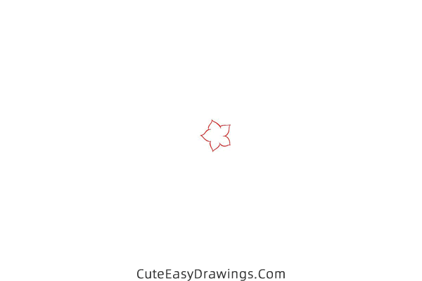 how to draw a realistic flower - www.cuteeasydrawings.com