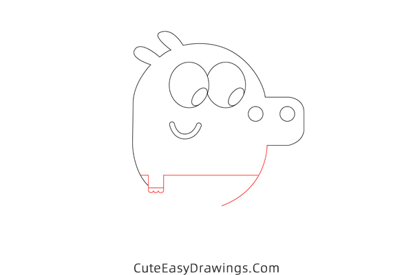 how to draw roly from hey duggee - www.cuteeasydrawings.com