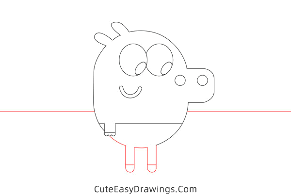 how to draw roly from hey duggee - www.cuteeasydrawings.com