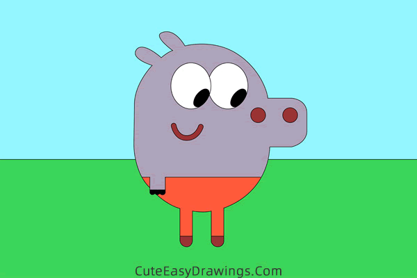 how to draw roly from hey duggee - www.cuteeasydrawings.com