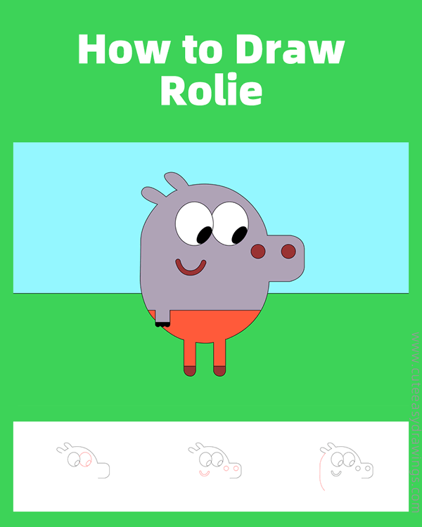 how to draw roly from hey duggee - www.cuteeasydrawings.com