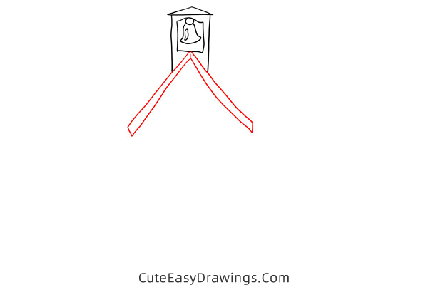 how to draw a church building - www.cuteeasydrawings.com