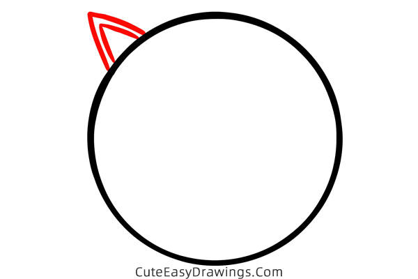 how to draw a kitty face - www.cuteeasydrawings.com