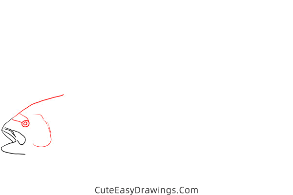 how to draw a roosterfish - www.cuteeasydrawings.com