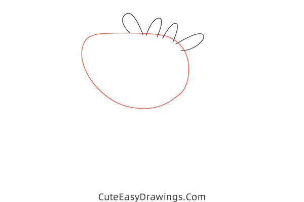 how to draw gabriella goat from peppa pig - www.cuteeasydrawings.com