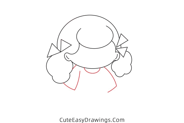 how to draw a girl - www.cuteeasydrawings.com