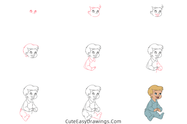 how to draw jim jr from lady and the tramp - www.cuteeasydrawings.com