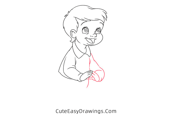 how to draw jim jr from lady and the tramp - www.cuteeasydrawings.com