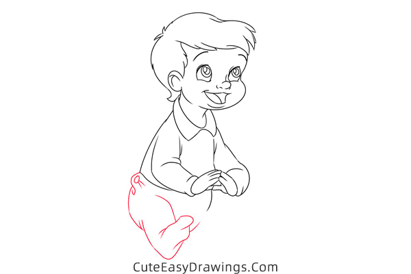 how to draw jim jr from lady and the tramp - www.cuteeasydrawings.com