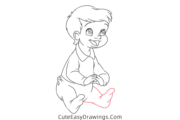 how to draw jim jr from lady and the tramp - www.cuteeasydrawings.com
