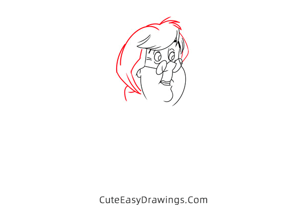 how to draw widow tweed from the fox and the hound - www.cuteeasydrawings.com
