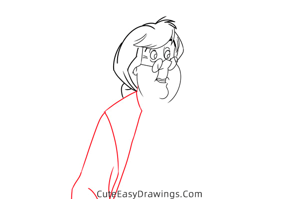 how to draw widow tweed from the fox and the hound - www.cuteeasydrawings.com