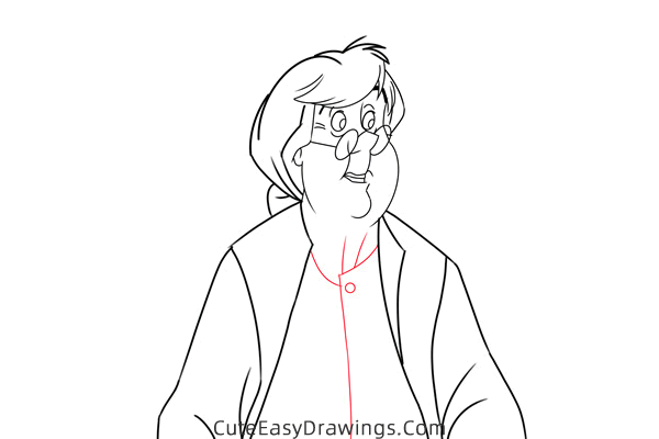 how to draw widow tweed from the fox and the hound - www.cuteeasydrawings.com