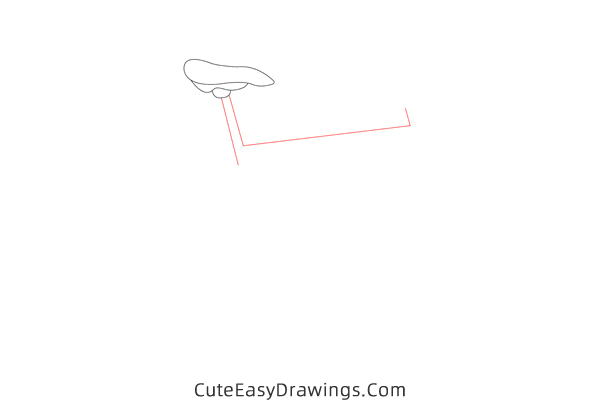how to draw a mountain bike - www.cuteeasydrawings.com