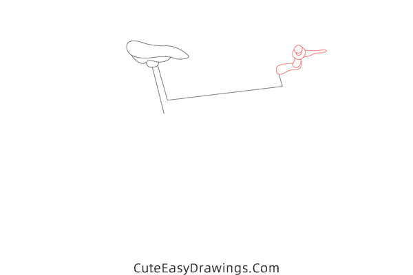 how to draw a mountain bike - www.cuteeasydrawings.com
