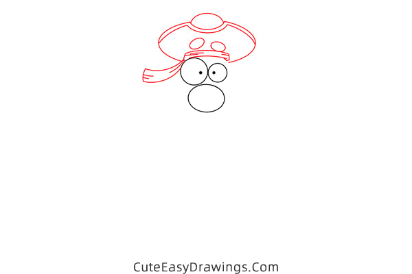 how to draw a pirate - www.cuteeasydrawings.com