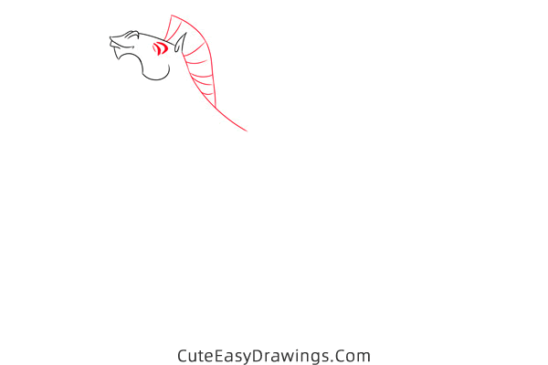 how to draw pegasus from hercules - www.cuteeasydrawings.com