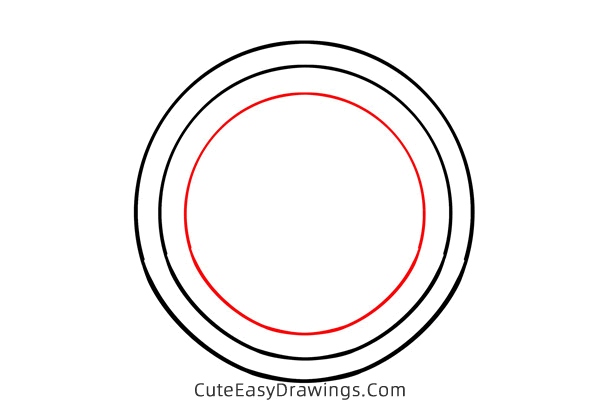 how to draw a compass - www.cuteeasydrawings.com