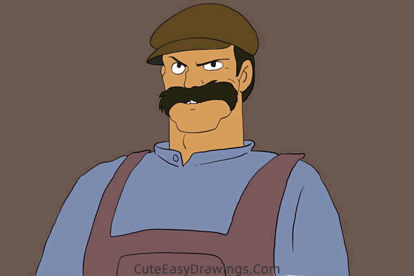 how to draw mr duffi from castle in the sky - www.cuteeasydrawings.com