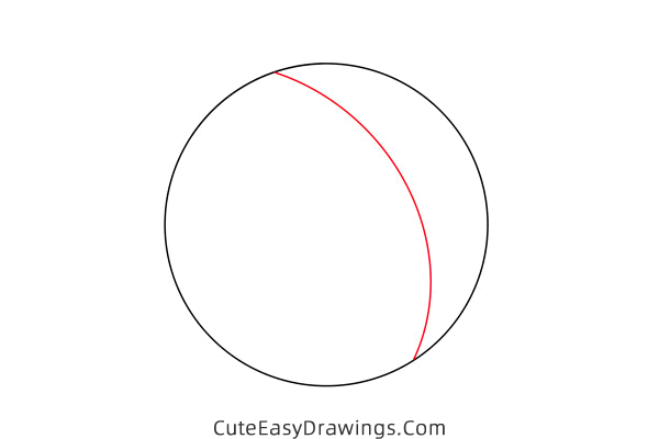 how to draw a basketball - www.cuteeasydrawings.com