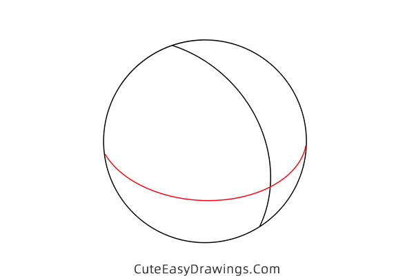 how to draw a basketball - www.cuteeasydrawings.com