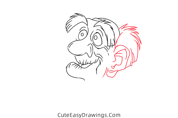 how to draw georges hautecourt from the aristocats - www.cuteeasydrawings.com
